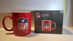 NFL Football Tasse Kaffeetasse, Teetasse in weiß/rot/blau mit Logo. Superbowl - Bild 1 von 12