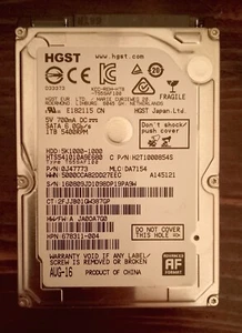 HD 2,5" Hitachi Travelstar 5K1000 - SATA 1.000 GB - Foto 1 di 1