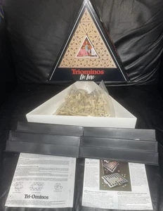 VINTAGE TRIOMINOS DE LUXE 1980’S 1-4 PLAYERS AGE 6+ GOLIATH WITH INSTRUCTIONS - Picture 1 of 9