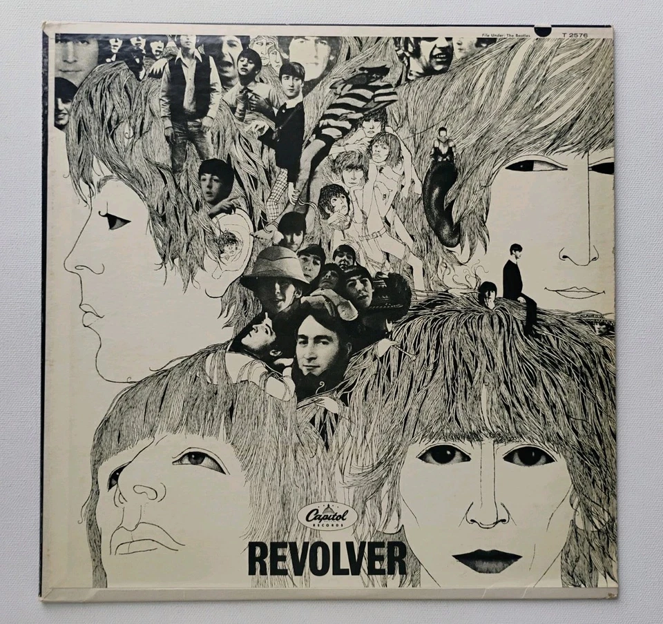 THE BEATLES: REVOLVER ORIGINAL CAPITOL RECORDS MONO VINYL LP T-2576 EXC Foto 1 de 4