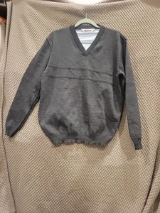Herren Pullover Pulli V-Ausschnitt grau - Bild 1 von 11