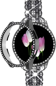 Bling Band+ Hülle kompatibel mit Samsung Galaxy Watch 7 40mm/44mm, Damen Ersatz - Bild 1 von 13