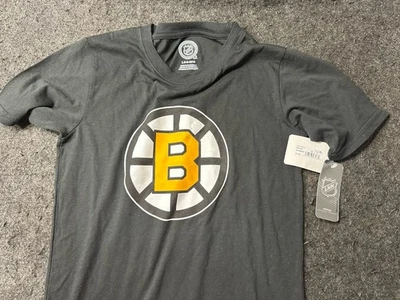 Nueva con etiquetas Camiseta de manga corta negra premium Boston Bruins Brad Marchand para niños 12/14 Foto 1 de 4