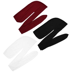 3 Pcs Turban Hat Man Scarf Headwear Stretchy Cap Clothing Headwraps - Imagen 1 de 12