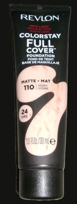 Revlon Colorstay 24 Hour Full Cover Matte Foundation - 110 Ivory NEW - Image 1 of 2