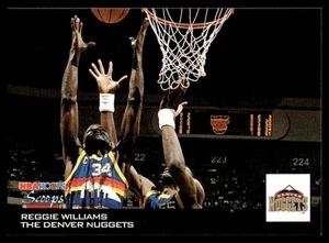 1993-94 Hoops Scoops Reggie Williams Denver Nuggets #HS7 - Picture 1 of 2