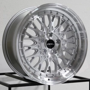 17x8.5 ARC AR1 5x114.3 35 Silver Machined Wheels Rims Set(4) 73.1 - Picture 1 of 6