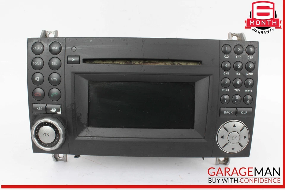 09-11 Mercedes R171 SLK300 SLK55 Head Unit Radio AM/FM CD Player 1718703294 OEM - Image 1 of 4