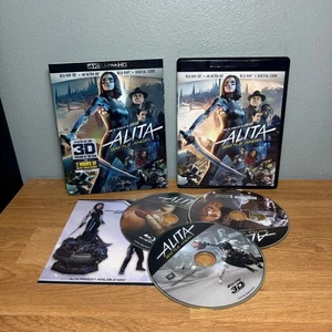 Alita: Battle Angel (4K Ultra HD & 3D Blu-Ray) With Slip Cover - Picture 1 of 4