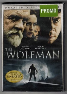 NEW! SEALED! The Wolfman [2010] DVD (promo) Benicio Del Toro, Anthony Hopkins - Imagen 1 de 3