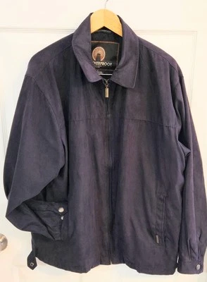 男式 Weathervane by Weatherproof 夹克外套轻便大号海军蓝 — 第 1/4 张图片