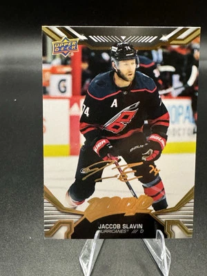 2022-23 Upper Deck MVP Gold Ice Battles Jaccob Slavin #101 - Image 1 of 2