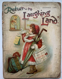 Wain, RETURN TO LAUGHING LAND, children's illustrated book, R. Tuck, circa 1895 - Picture 1 of 16