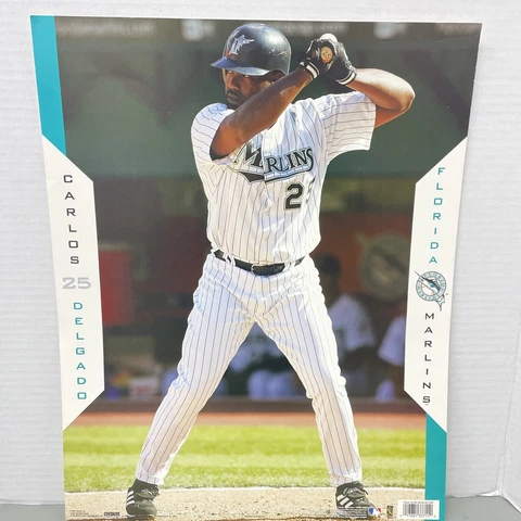 Carlos Delgado 25 Florida FL Marlins 2005 #S53711S MLB 16x20 Poster Cover