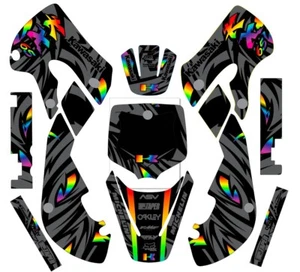Graphic Kit for 2000-2023 Kawasaki KX65 KX 65 Rainbow Decals - Picture 1 of 1