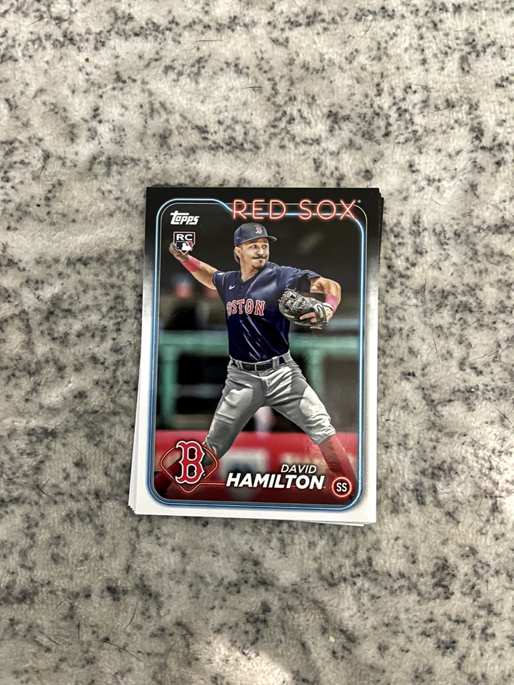 Topps Baseball 2024 David Hamilton Boston Red Sox Shortstop - 1 Card - Image 1 of 1