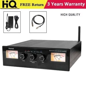 Heareal G4 Bluetooth Power Amplifier HiFi Stereo Double VU Meter Amplifier 200W - Picture 1 of 5