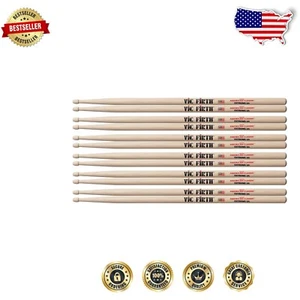 Extreme X5A Wood Tip Drum Sticks - 6 Pairs for Superior Drumming Confidence - Picture 1 of 2