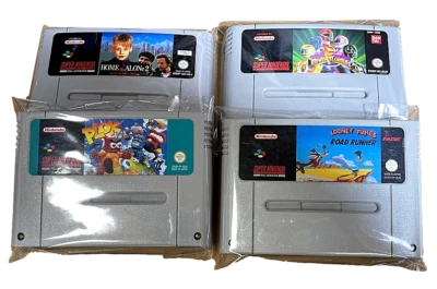 Thick Resealable Protective Plastic Sleeves Bags Pockets for Super Nintendo SNES - Image 1 of 2