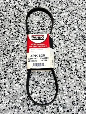 Bando 蛇形皮带适用于 1999 - 2001 年讴歌 EL 本田 Civic CR-V 1.6L 4PK820 — 第 1/2 张图片