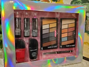 Juego de maquillaje Wet n Wild Glam Wounderland, delineador de ojos sombra de ojos lápiz labial color de uñas - Imagen 1 de 4