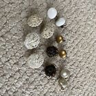Lot Of Antique Clip On Earrings 6 Pairs 