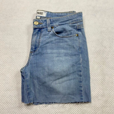 Pantalones Cortos Paige Mujer Talla 27 Corte Lavado Ligero Tiro Bajo Ligeros Elastizados Informales  Foto 1 de 4