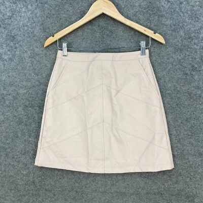 NUEVA Falda Dotti Mujer Talla 8 Rosa Línea A Bolsillos Cortos Forrada Cremallera 15328 Foto 1 de 4