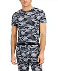 International Concepts Men's Modal Blend Camo-Print Pajama Top Gray Camo-2Xl