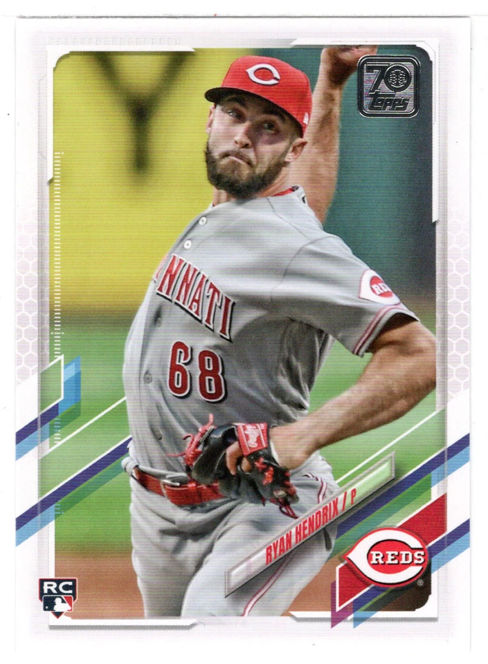 Ryan Hendrix RC - Cincinnati Reds - 2021 Topps Update # US-37 MT - Image 1 of 1