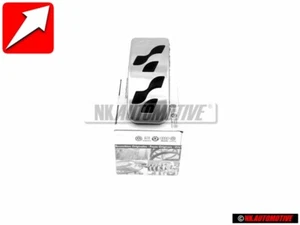 Original VW Accelerator Gas Pedal Cover R32 LHD - 1J1721647A B41 - Picture 1 of 6