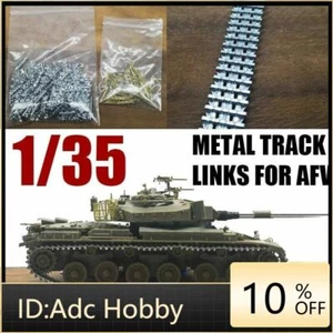 Eslabones de oruga metálica modelo Centurión AFV 1/35 con pasadores metálicos ensamblar pieza detallada - Imagen 1 de 17