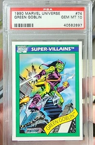 GEM MINT PSA 10 1990 Marvel Universe 1st Edition/Series Green Goblin #74 - Picture 1 of 3