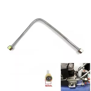 US SELLER Silver G3/8 17.13" Aluminum Air Compressor Exhaust Tube Replacement - Picture 1 of 8