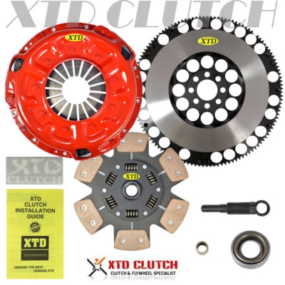XTD STAGE 3 CLUTCH & STREET-LITE FLYWHEEL KIT FITS 90-96 300ZX TWIN TURBO Z32 - Image 1 of 4
