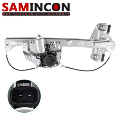 Regulador de ventana eléctrica trasero izquierdo para Cadillac Deville 2000-2005 con conjunto de motor Foto 1 de 4