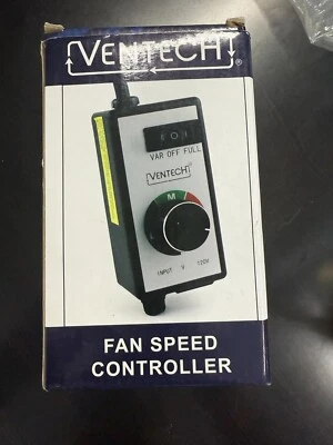 VenTech Variable Dial Router Fan Speed Controller HIGH/MED/LOW, VTSPD-CTRL - Image 1 of 4