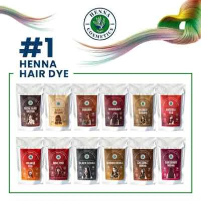 Henna Cosmetics Henna Hair Color & Beard Dye for Men | 100 Grams+50 Grams Bonus - Image 1 of 4