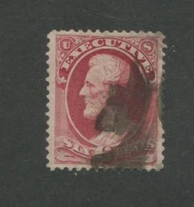 United States Official Executive Postage Stamp #O13 Used XF Certified - Picture 1 of 2