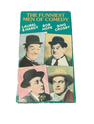 Vintage VHS Funniest Men of Comedy: Bob Hope Bing Crosby. Silver Screen. B&W - Image 1 of 4
