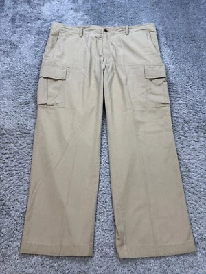 Pantalones Daniel Cremieux Para Hombre 42x30 Beige Caqui Militar Utilidad Carga Bolsillos con Solapa Foto 1 de 4