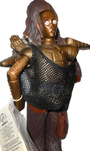 Star Wars applause 1:8 scale 10 inch CHEWBACCA & C-3PO 1996 complete w tag - Picture 1 of 5