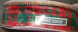 GROSSE NEUE ROLLE WEIHNACHTEN STOFFBAND 1 1/2 IN C 41,6 YARDS! UVP 16,99 - Bild 1 von 2