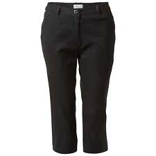 Craghoppers Kiwi Pro Crop Walking Trousers Black Size 12 Ref V376