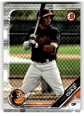 2019 Bowman #BP-109 Yusniel Diaz Prospects - Image 1 of 2