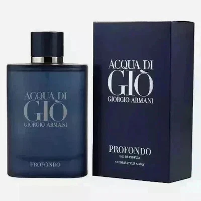 Giorgio Armani Acqua Di Gio Profondo 3.4 盎司香水最佳快速免费送货 — 第 1/3 张图片