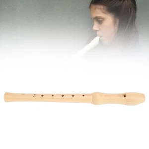 Soprano Recorder 8 Holes C Key Maple Wood Recorder Instrument For Children B 3CS - Picture 1 of 12