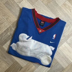 Vintage Nike NBA Allen Iverson #3 Jersey โ 76ers Blue - Picture 1 of 5