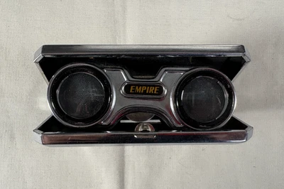 Vintage Empire Sport Glass 2.5x Folding Opera Binoculars Brown Made in Japan - Image 1 of 4