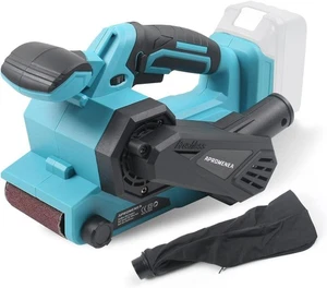 Lijadora de banda inalámbrica, 18 pulgadas para batería Makita 18V, energía eléctrica sin escobillas Be - Imagen 1 de 7